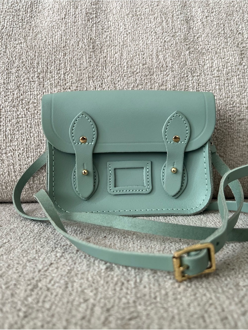 Mint Green Crossbody Satchel Handbag